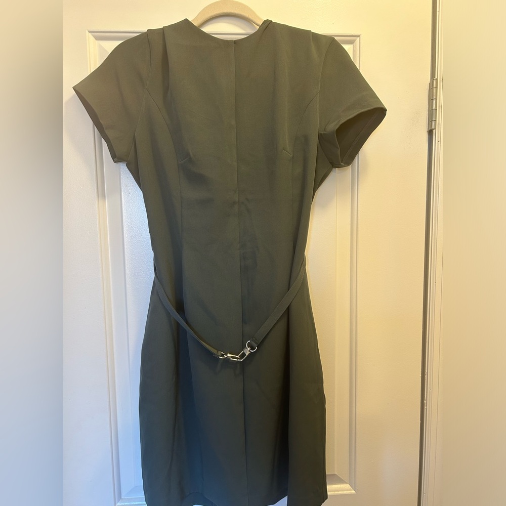Olive green H&M dress
